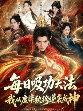每日吸功大法，我从废柴纨绔逆袭成神高清海报