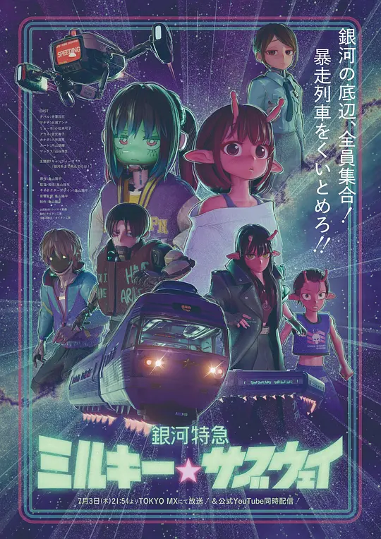 银河特急 银河☆地铁高清海报