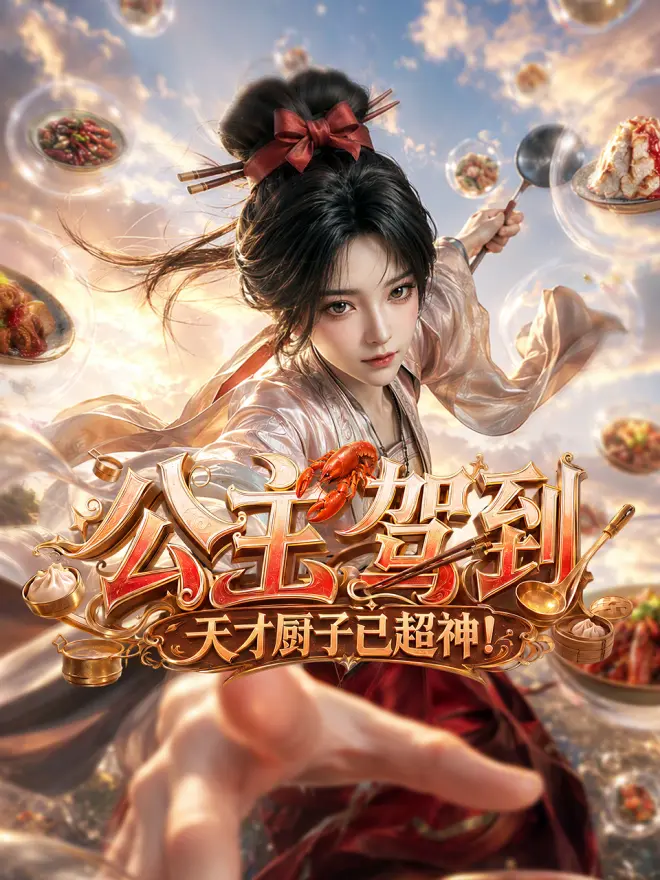 公主驾到，天才厨子已超神！高清海报