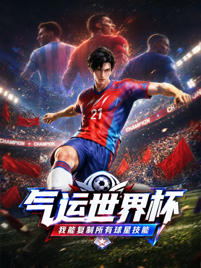 气运世界杯，我能复制所有球星技能高清海报