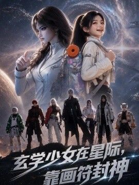 玄学少女在星际，靠画符封神高清海报