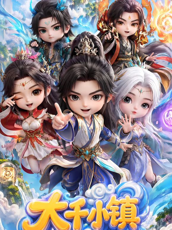 大千小镇高清海报