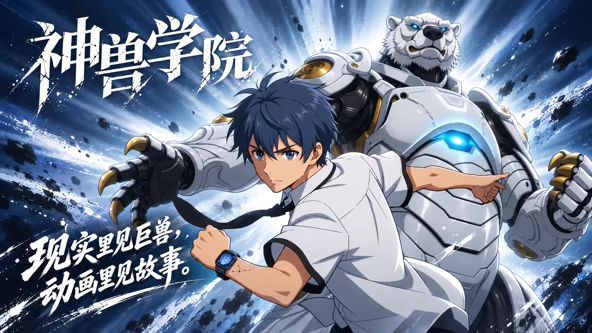 神兽学院高清海报